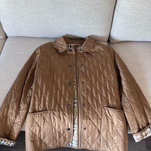 Burberry Tan Quilted Jacket